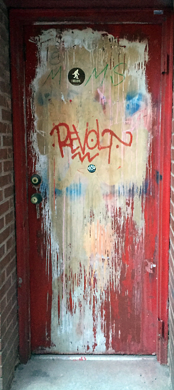 Door in a Durham alley
