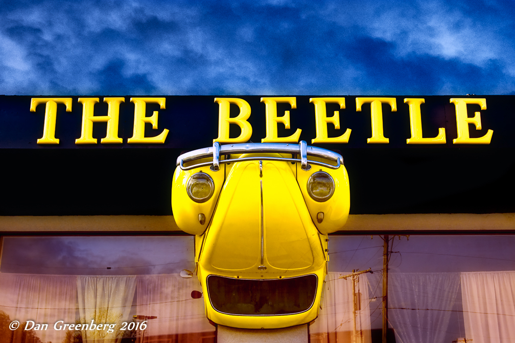 VW Used as a Restaurant Sign