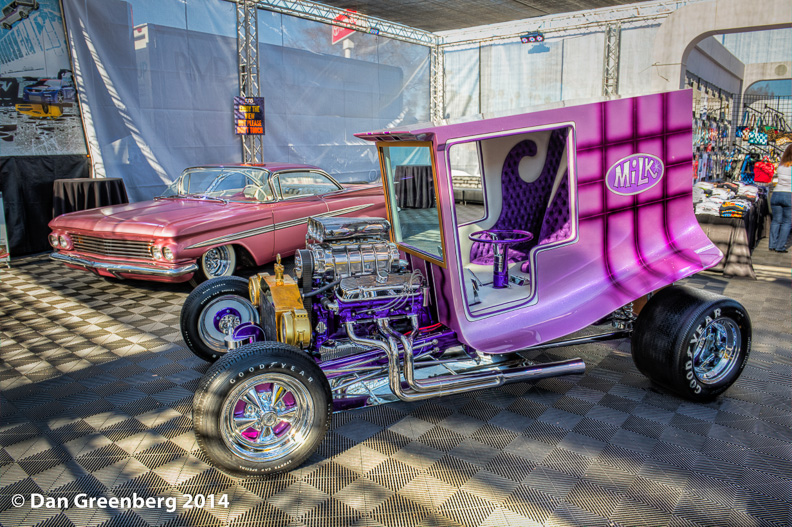 Model T Milk Truck and 1959 Chevy