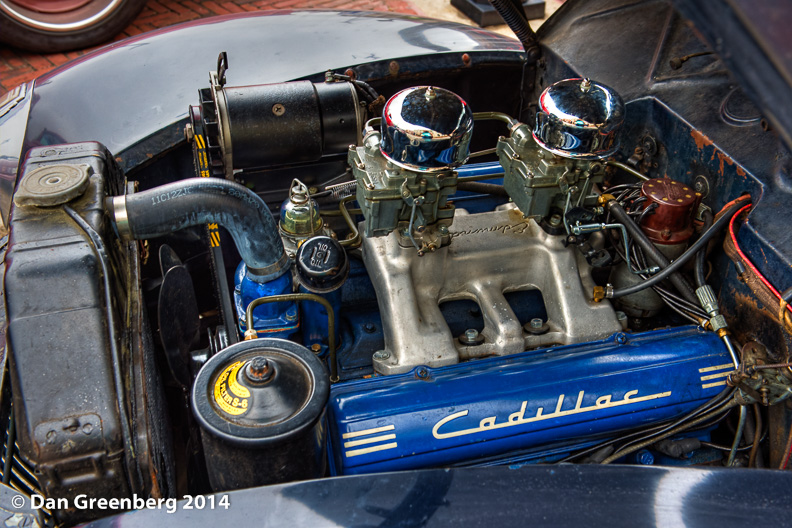 Cadillac Engine in a 1940 Ford