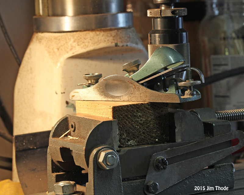 Spring back test, Surface was planed off