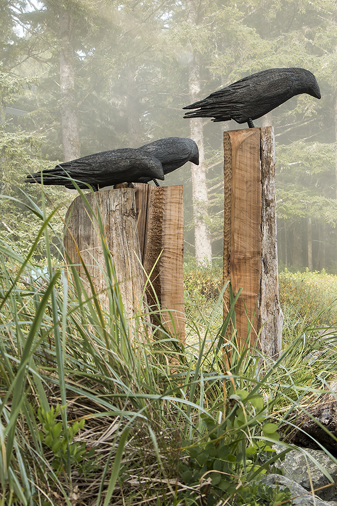 Outdoor art at the Wickaninnish Inn