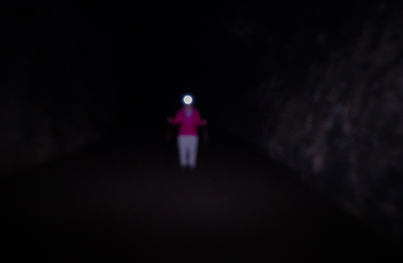Cave explorer - my wife