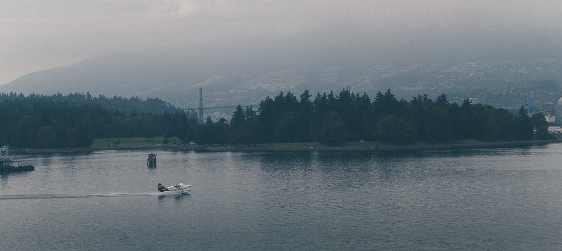 Float plane in Vancouver Harbour