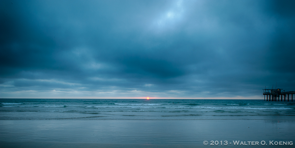 Foggy Sunset