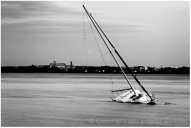 Lachines wreck -- the long view.