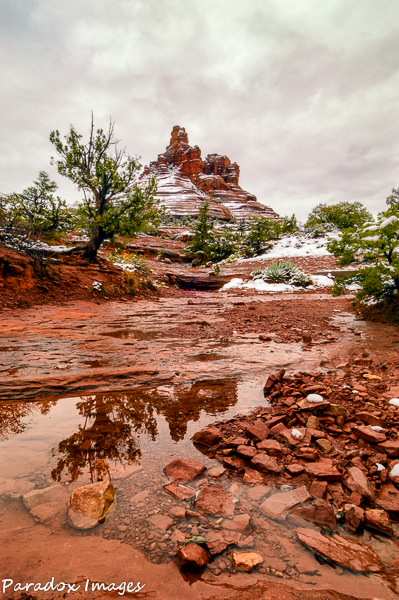 Bell Rock Snowstorm