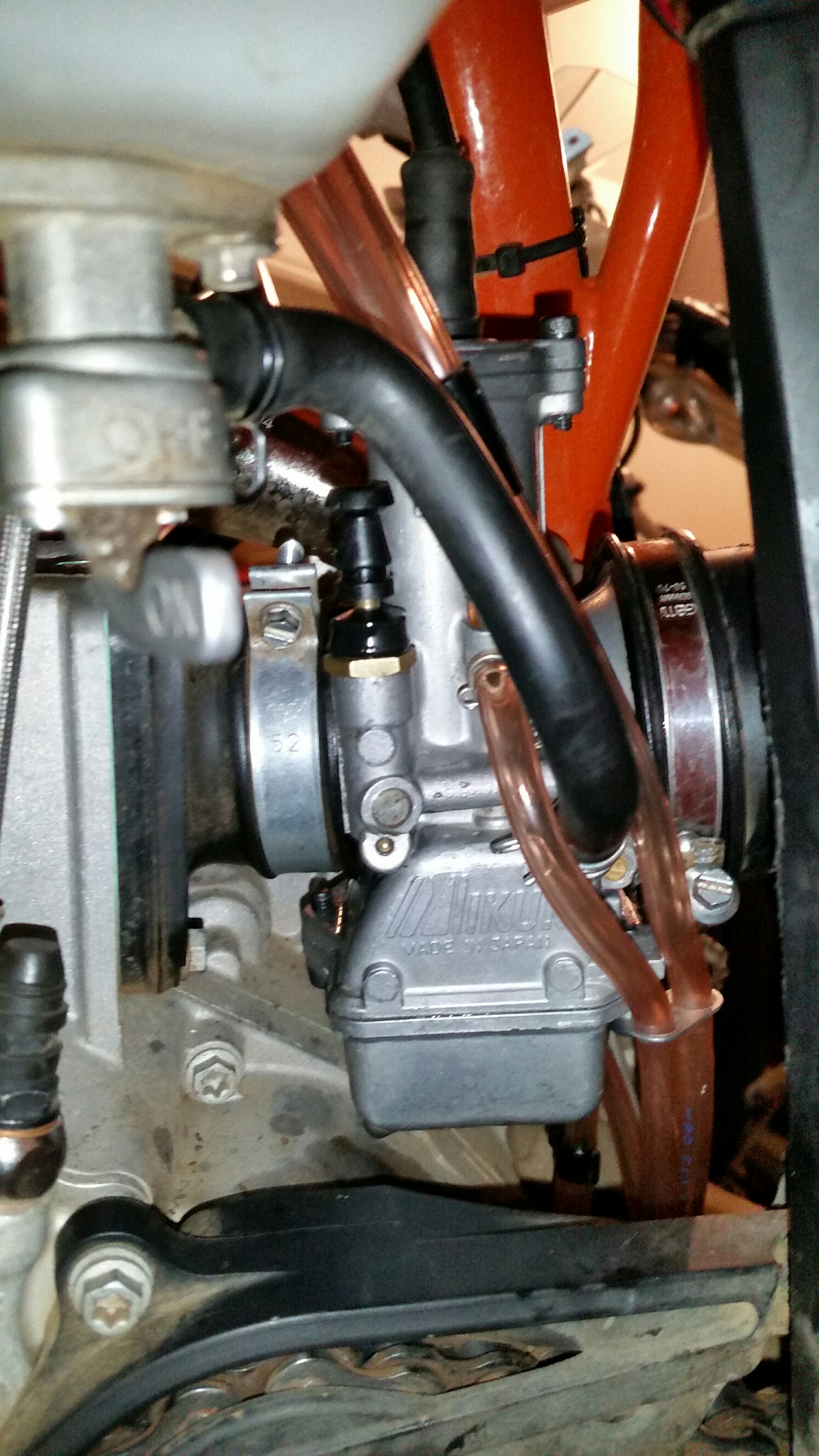 2017 Mikuni Carb Testing TMX 38mm on KTM 2 Strokes