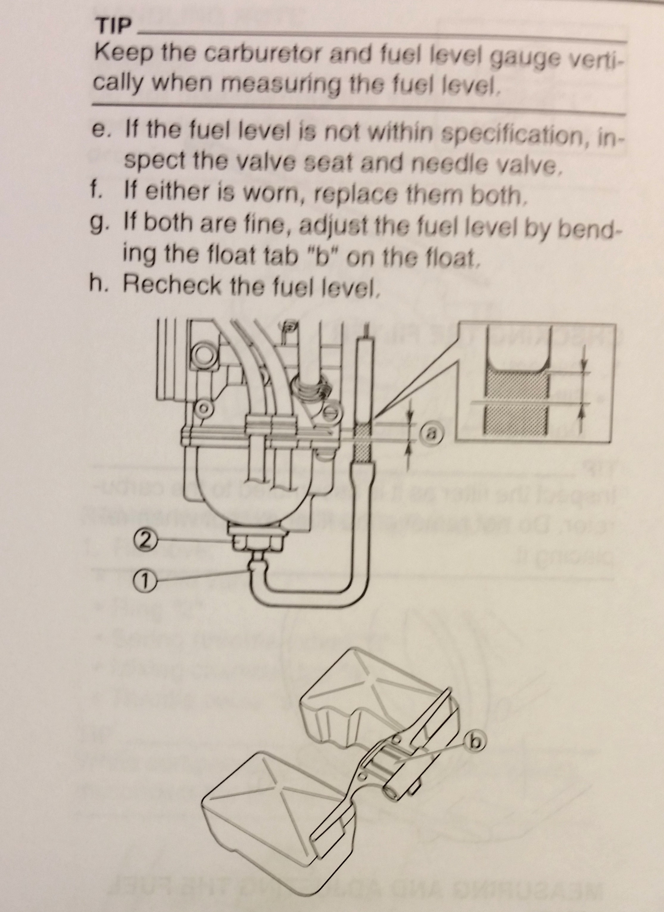 Mikuni TMX Fuel Level Adjustment