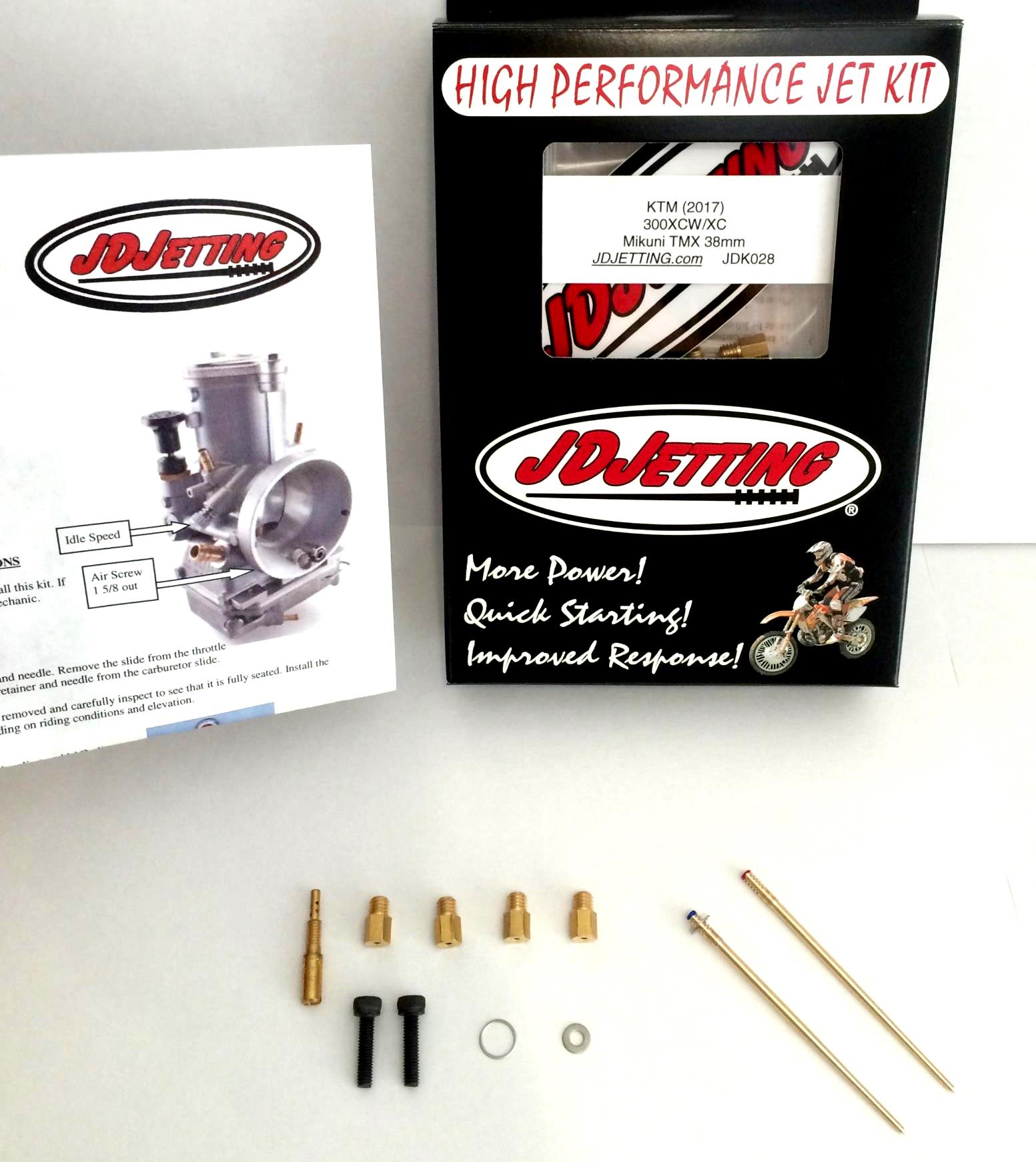 2017 KTM 2 Stroke Jet Kit with Parts and Instructions
