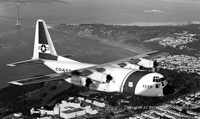 1970s - USCG Lockheed HC-130B Hercules #CG-1339 from Coast Guard Air Station San Francisco