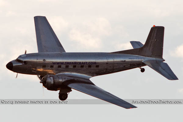 2013 - TMF Aircraft Inc.s R4D-8 Super DC-3 N587MB cargo airline aviation stock photo 