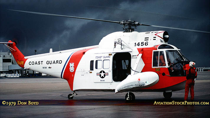 1979 - USCG Sikorsky HH-52A Sea Guard  #CG-1456 military aviation stock photo #CG-7901