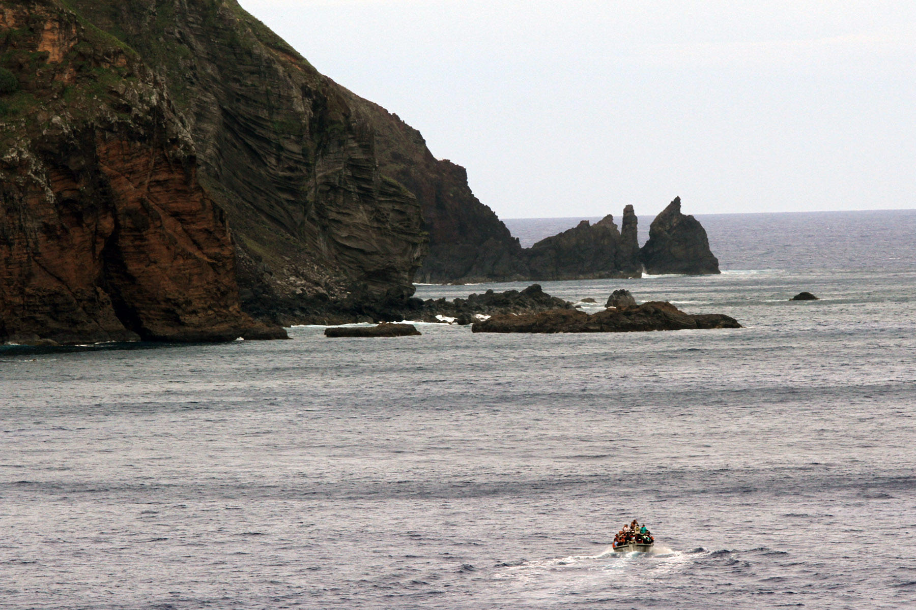Pitcairners (good & bad) returning to their unusual island to await the other 4 cruise ships scheduled to visit in 2016.