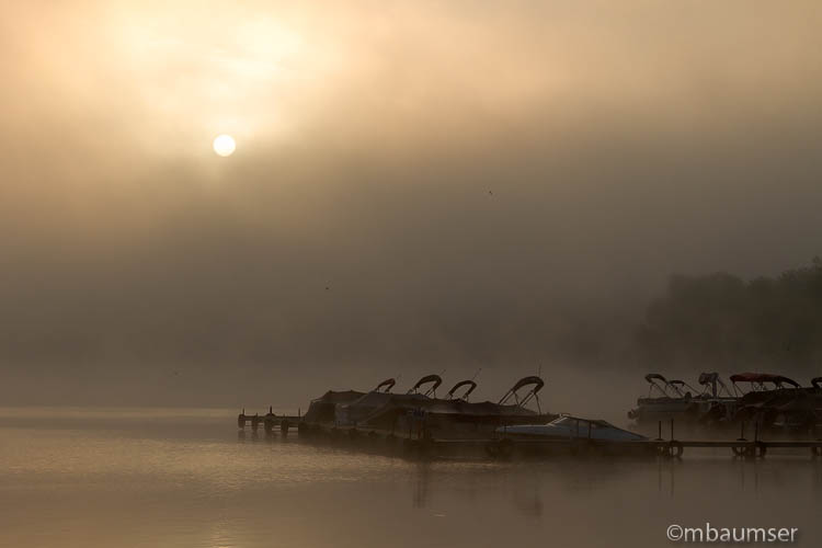 Foggy Sunrise On Owasco Lake 55261