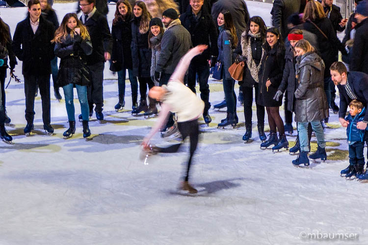 Skater at Rockefeller Center