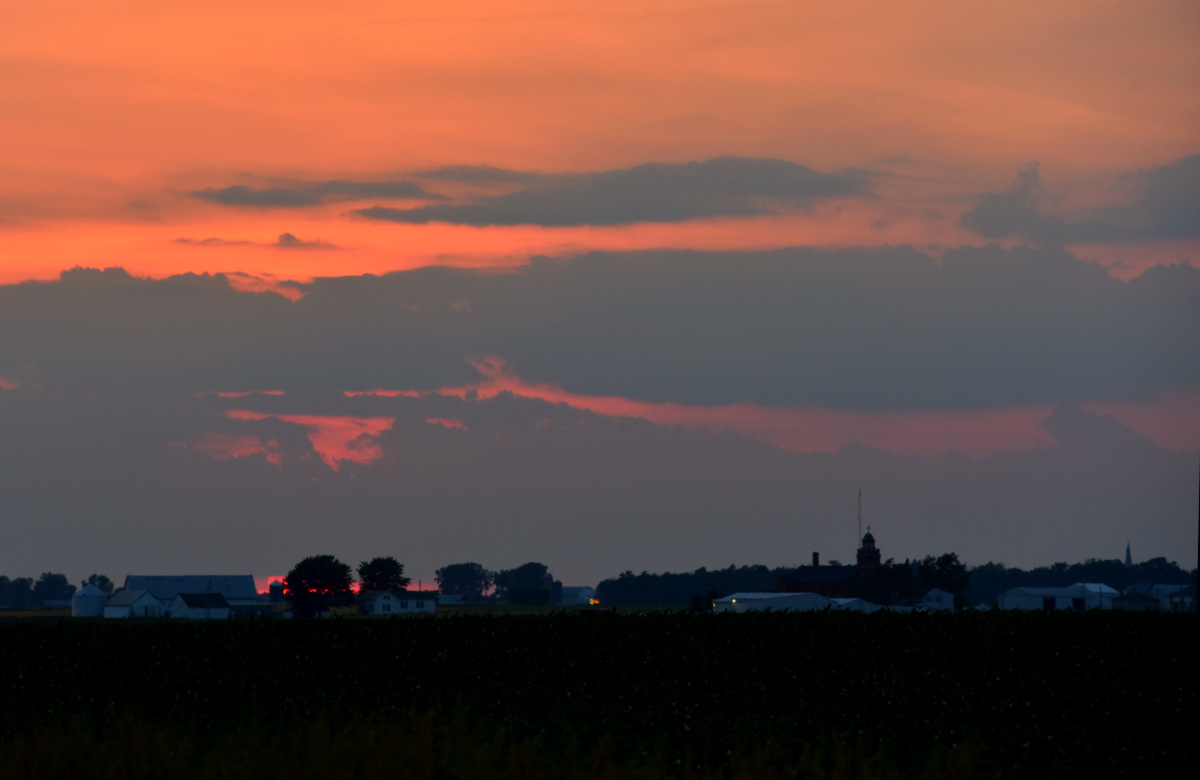 Sunset over Egypt (Ohio)