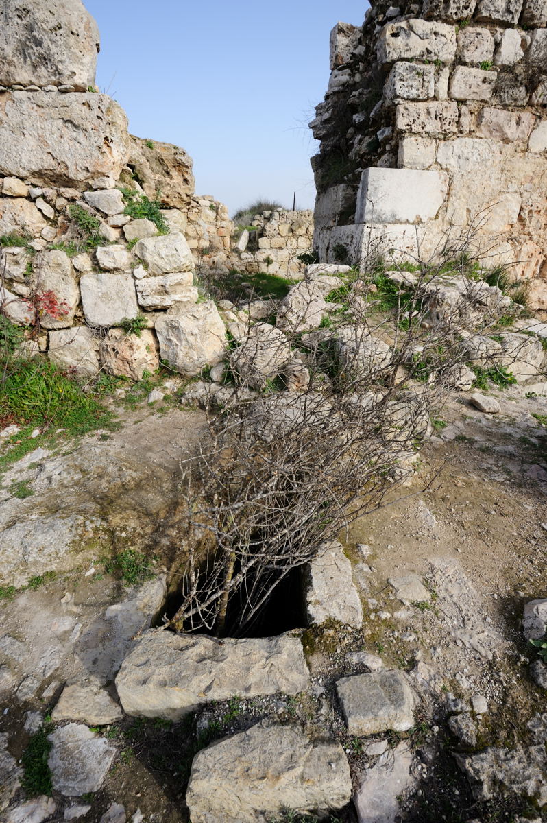 Water cistern at Belmont (Tel Zuba)