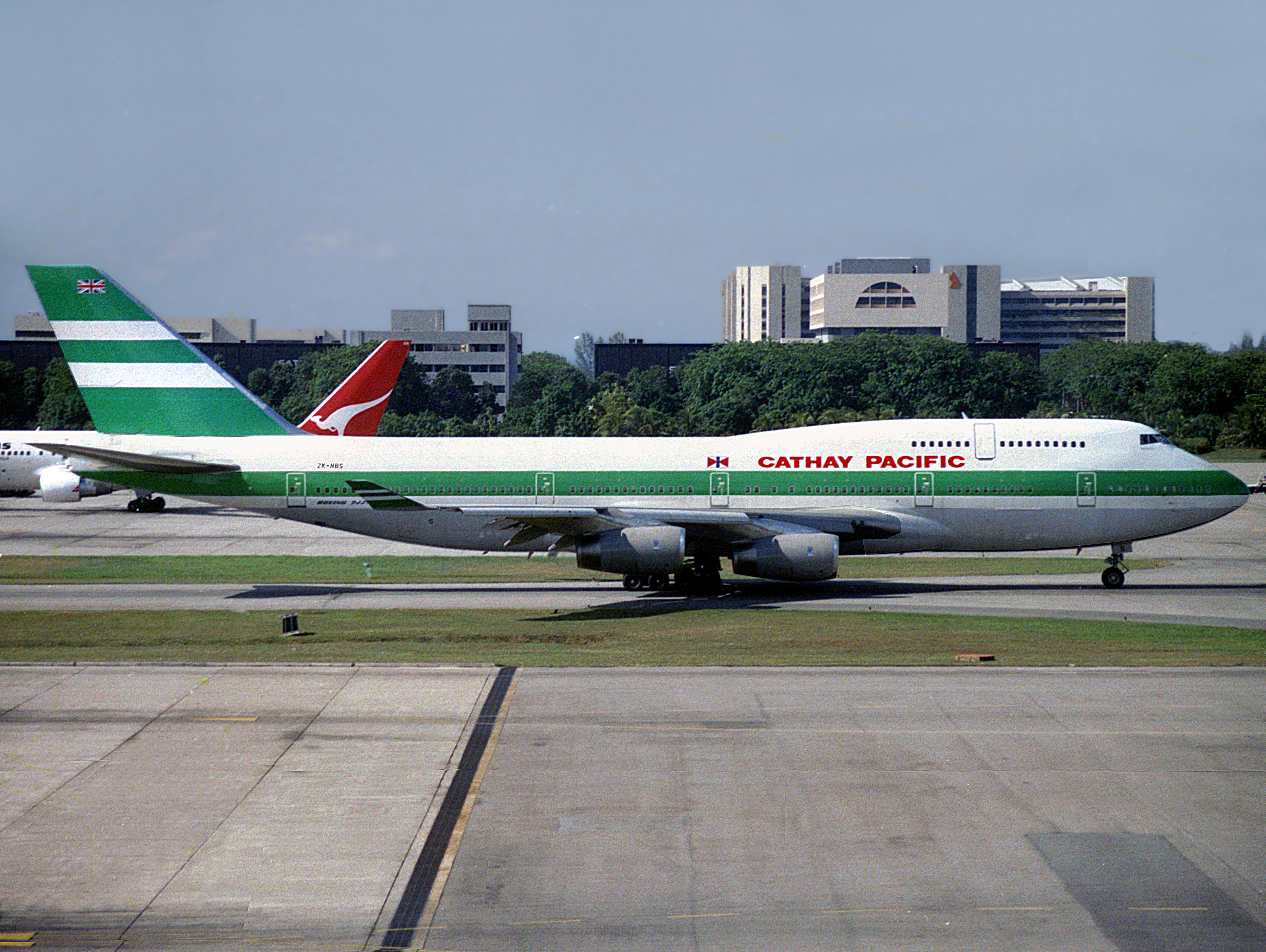 B747-400 ZK-NBS  