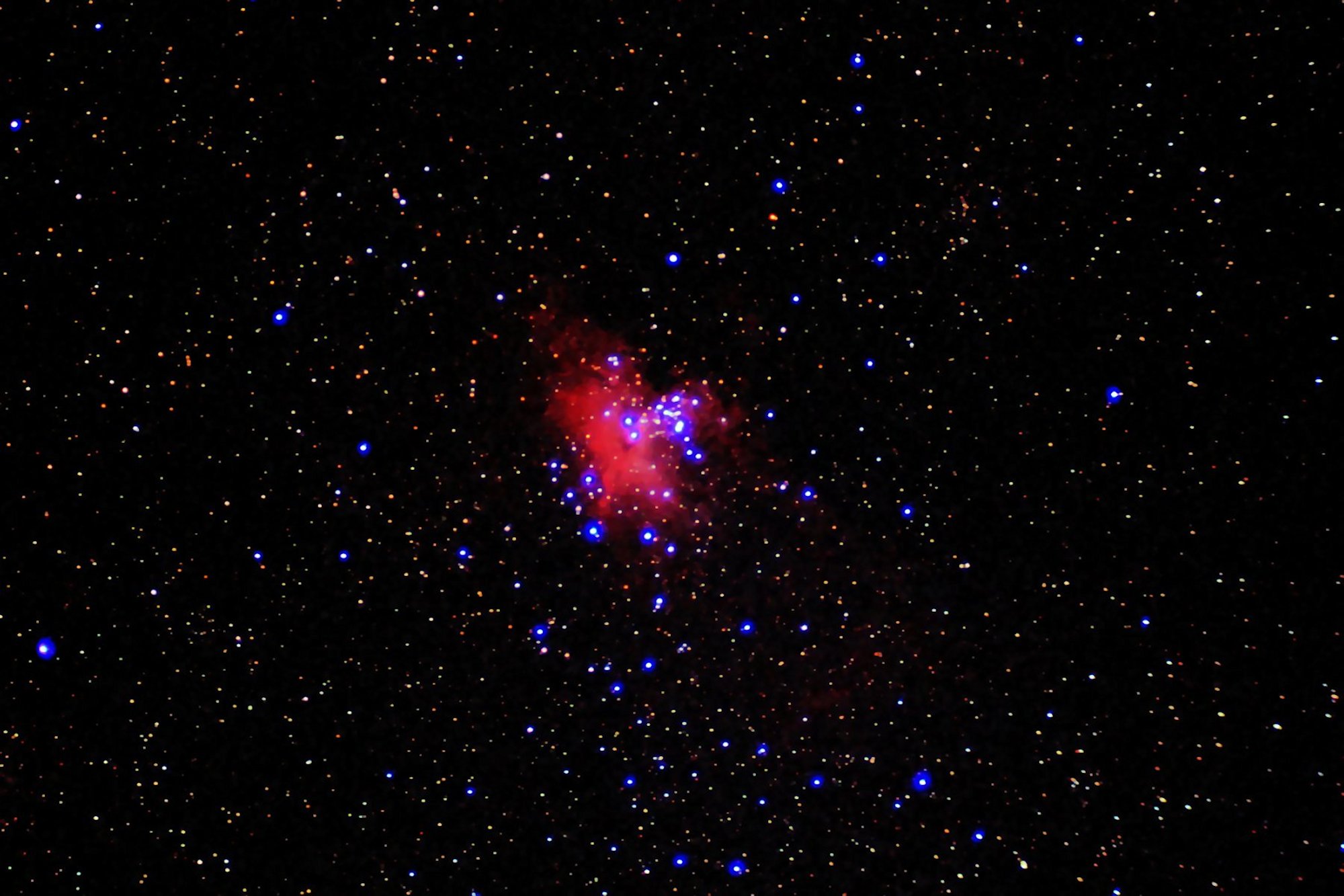 M16 The Eagle Nebula, @ 241Sec Exp At ISO 1600, 5,500 Ly from Earth