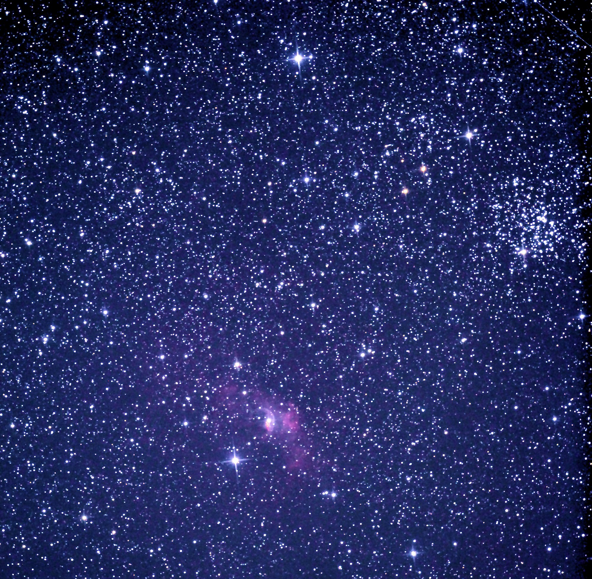 NGC7635 Bubble Nebula & M52, 12/14/14