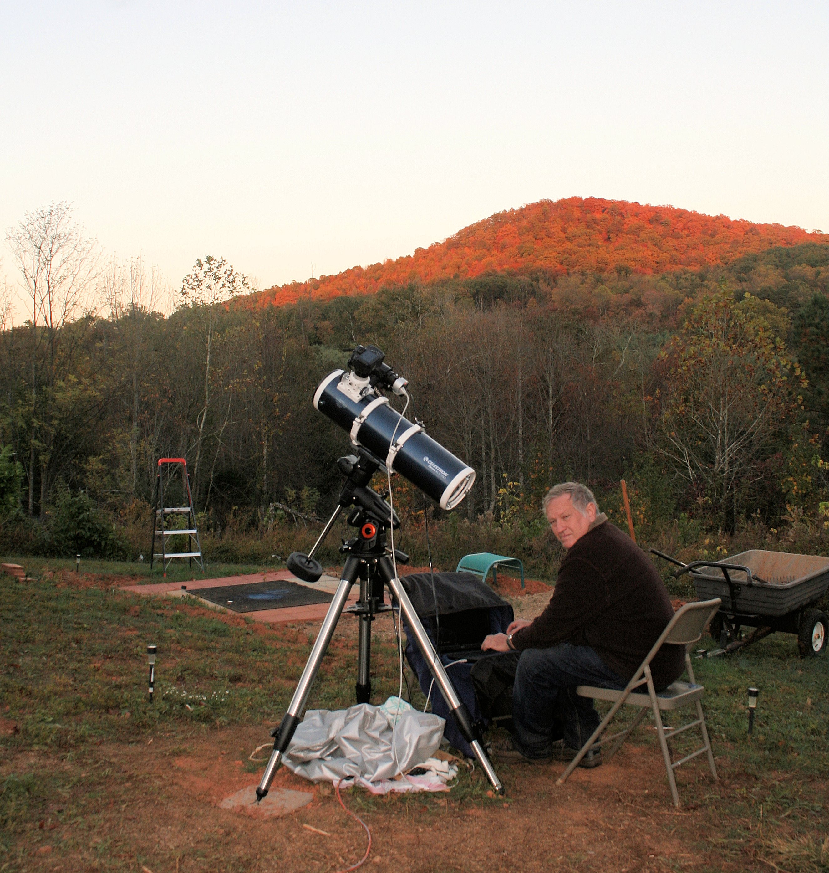 Working On My New Viewing Area For My Telescope