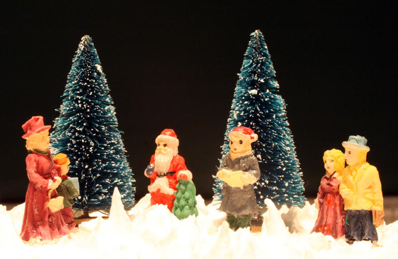 Christmas Triangles - on my Christmas Cake.