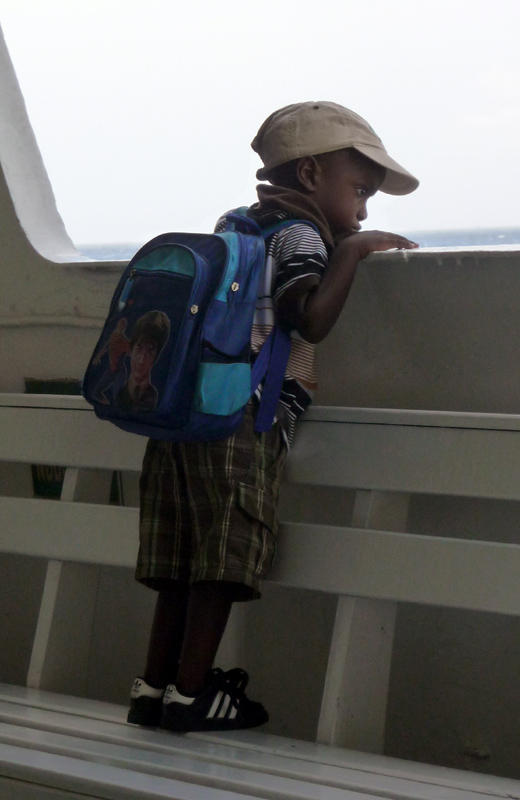 Home from school, St Vincent