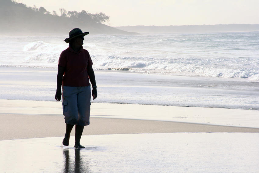 beach stroll