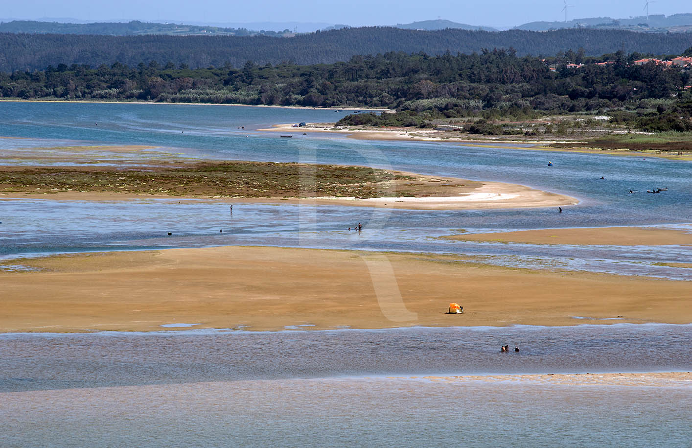 A Lagoa de bidos em 7 de julho de 2015