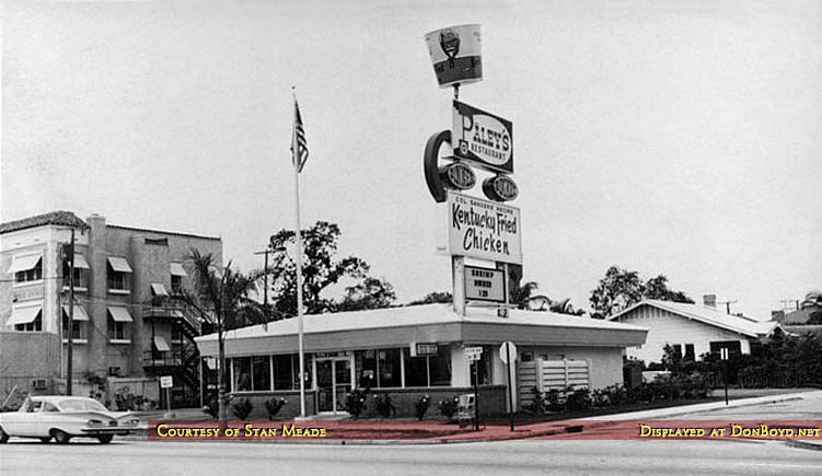 1960s - Paleys Restaurant and Kentucky Fried Chicken somewhere in Miami