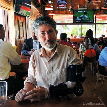 May 2013 - Fernando Bernal after a great lunch and drinks at the Hooters at Bayside