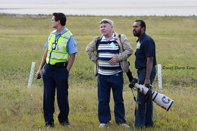 January 2015 - Ralph Cruz, Don Boyd and Suresh Atapattu on the 2015 23rd Annual MIA ramp tour