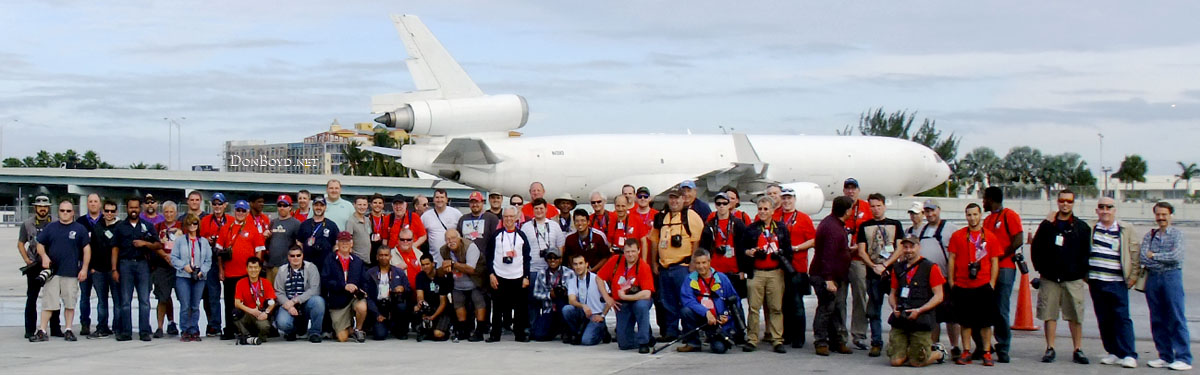 January 2015 - the 23rd annual Miami International Airport ramp tour for aviation photographers