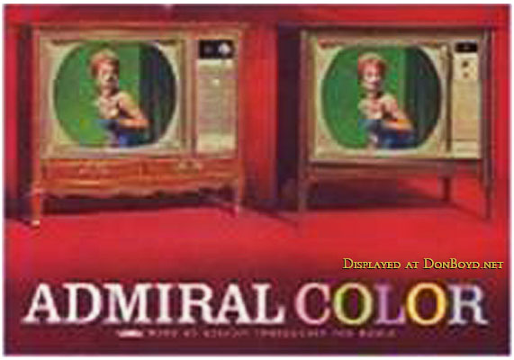 Admiral Spectravision Color Televisions