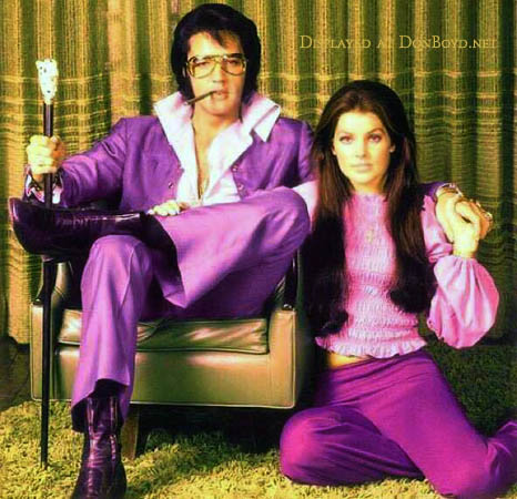 Elvis and Priscilla Presley