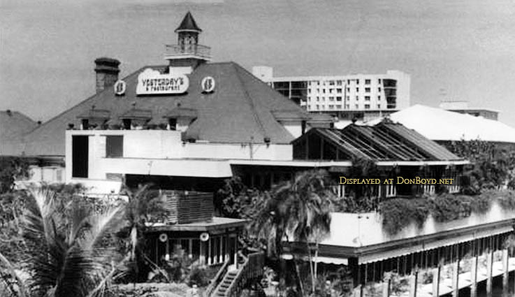 Late 1970s thru early 2000s - Yesterdays Restaurant on the Intracoastal and Oakland Park Boulevard