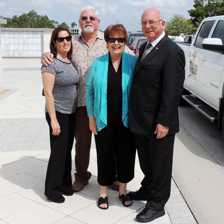 March 2016 - Linda Sullivan, Rick Sullivan, Karen and Eric Olson at Ray Kyses funeral in Lake Worth