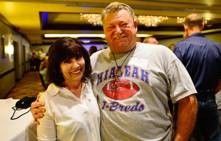 HHS-66 50-Year Reunion and Reunion of the 60s:  Martha Sutton (HHS-66) and Vincent Pizza Mancusi (HHS-65) on Friday night 