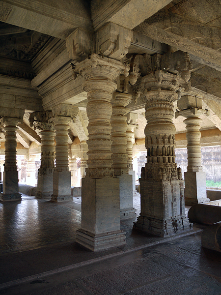 Granite Pillars, Chudamani Moodbidri. Mangalore, India.
