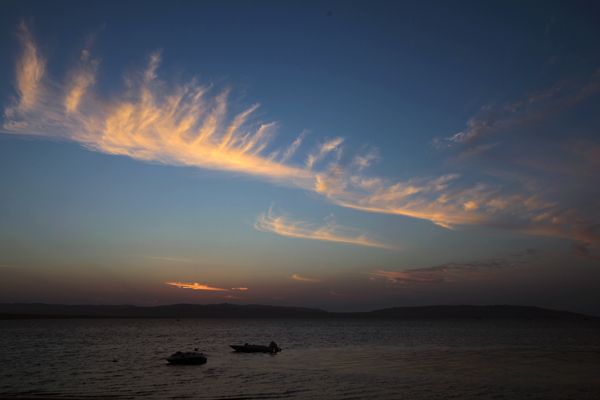 Sky at Dusk over Paracas, Peru.