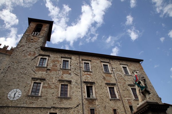 Garibaldi Monument and Civic Hall, Todi.