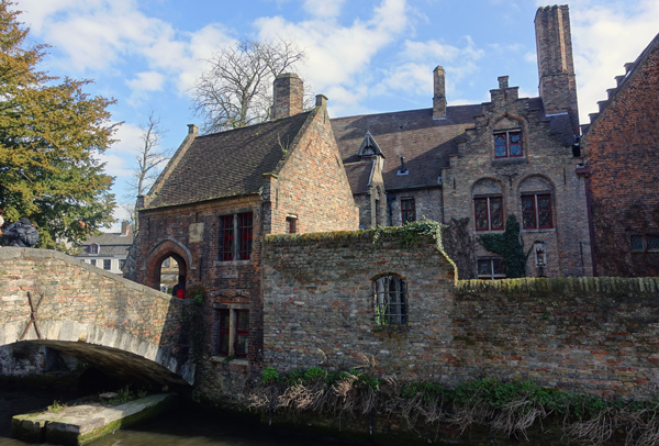 House and Bridge by the Canal, Bruges.