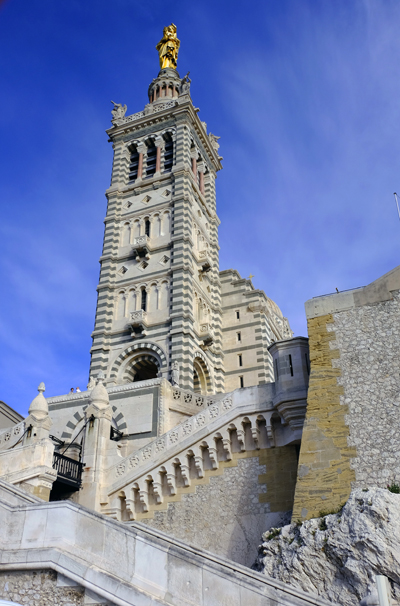 Cathedral Notre Dame de la Garde, Marseille, France.