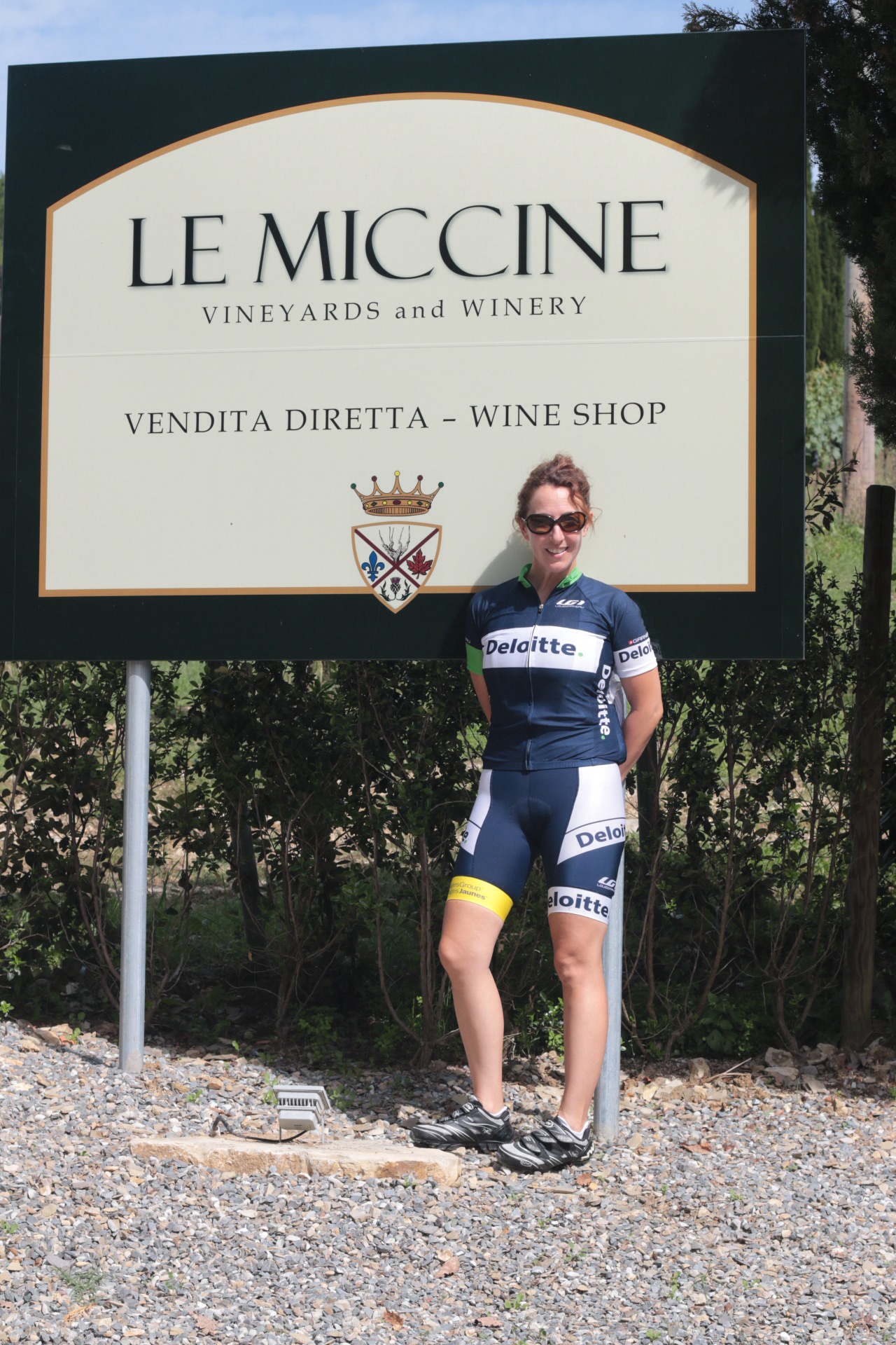 Annie au vignoble Le Meccine