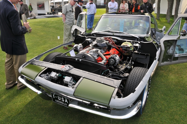 1965 Chevrolet Corvette Sting Ray with 396 V8 stroked to 427 by Chevy, Ed Foss Collection, Roanoke, Indiana (9383)