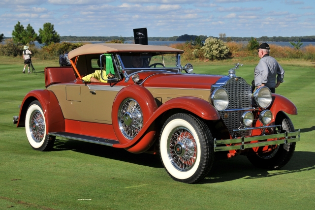 HONORARY CHAIRMANS AWARD, 1929 Packard Custom Eight 640 Runabout, Gale & Henry Petronis, Royal Oak, MD (5385)