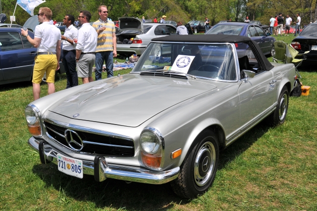 1970 280 SL, Deutsche Marque Concours dElegance, Vienna, VA -- May 2014 (6926)