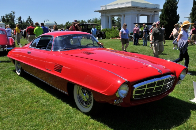 1954 DeSoto Adventurer II Coupe by Ghia, Paul & Linda Gould, Pawling, NY -- The Elegance at Hershey Peoples Choice Award (7248)