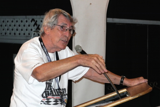 PCA Chesapeake Challenge 45, legendary Porsche driver Vic Elford talks about racing 911s and 917s in 1960s and 1970s (3779)